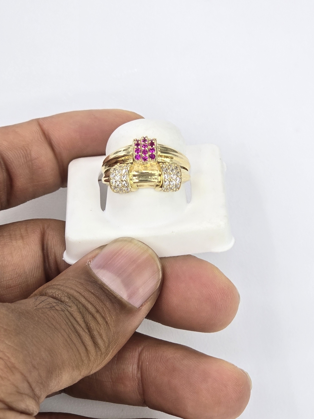10k Real Gold Fancy Ring For Women